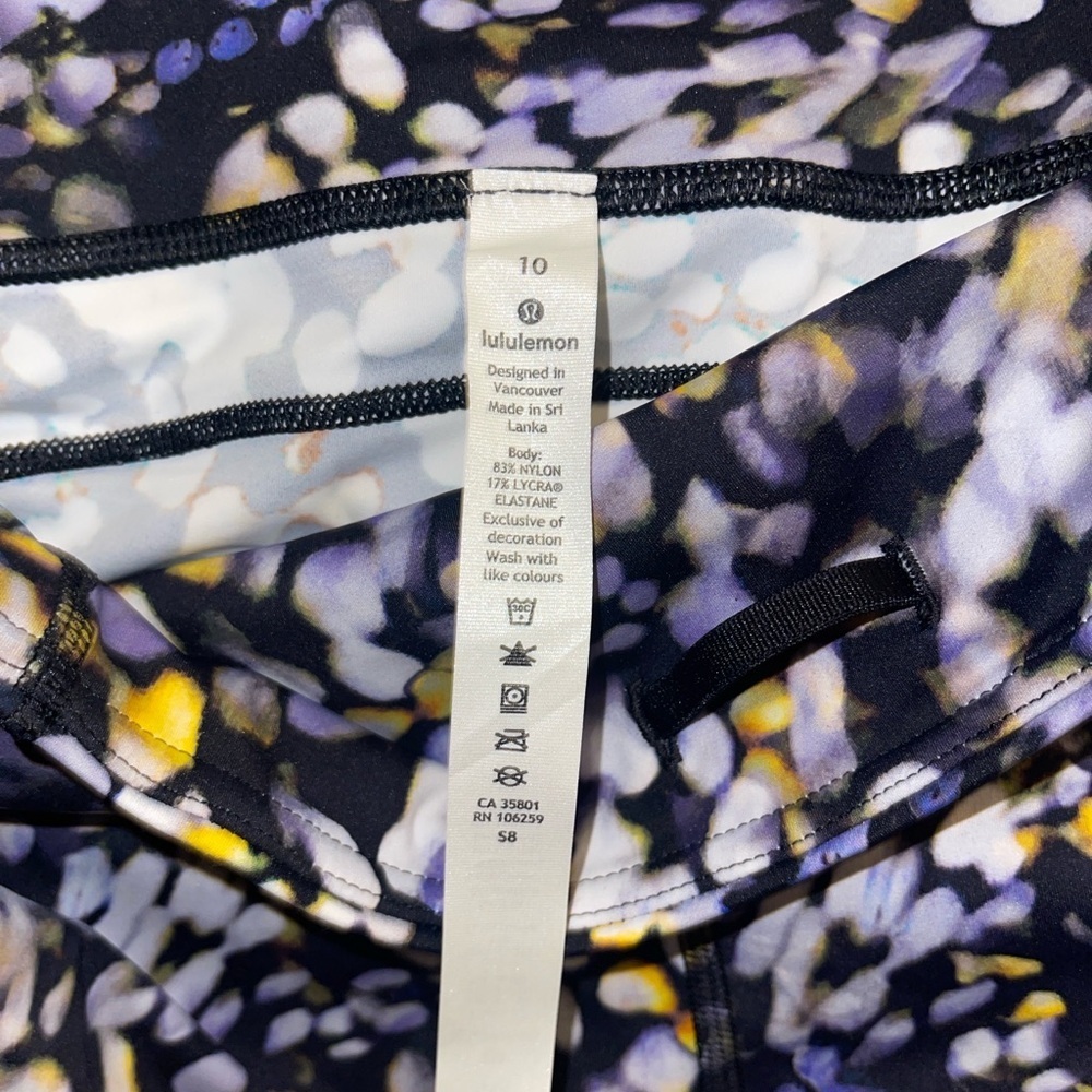 Lululemon Fast and Free Tight II 25" *Non-Reflective Nulux Size 10 NWOT - Picture 13 of 14